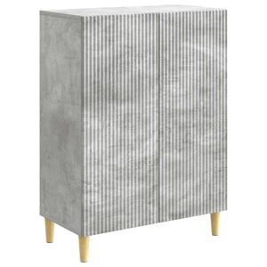 vidaXL Sideboard Concrete Grey 66 x 34.5 x 90 cm Engineered Wood