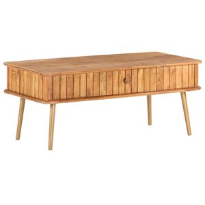 vidaXL Coffee Table 100x50x40 cm Solid Acacia Wood