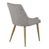 Venture Home Dining Chairs 2 pcs Plaza Polyester Grey and Natural