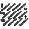 vidaXL Drainage Channels 12 pcs Plastic 12 m