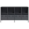vidaXL Sideboard Anthracite 135x39x73.5 cm Cold-rolled Steel
