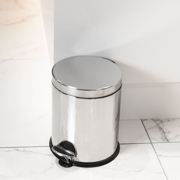 Cosy & Trendy Pedal Bin with Lid Wasty 5 L Round