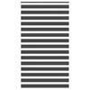 vidaXL Zebra Blind Black 135x230 cm Fabric Width 130.9 cm Polyester