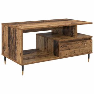 vidaXL Coffee Table Old Wood 90 x 49 x 45 cm Engineered Wood
