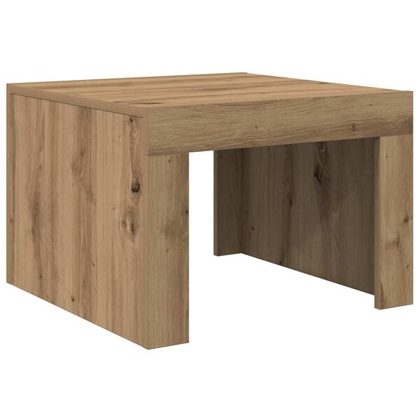 vidaXL Coffee Table Artisan Oak 50 x 50 x 35 cm Engineered Wood