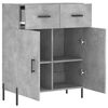 vidaXL Sideboard Concrete Grey 69.5x34x90 cm Engineered Wood