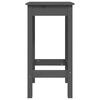 vidaXL Bar Chairs 2 pcs Grey 40x40x78 cm Solid Wood Pine