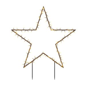 vidaXL Christmas Light Decoration with Spikes Star 115 LEDs 85 cm