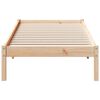 vidaXL Extra Long Bed Frame without Mattress 80x220 cm Solid Wood Pine