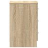 vidaXL Bedside Cabinet Sonoma Oak 38x35x56 cm Engineered Wood