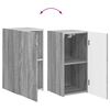vidaXL TV Cabinet Set Wall-mounted 5 pcs Grey Sonoma Engineered Wood