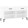 vidaXL Shoe Bench White 102x35x55 cm Engineered Wood
