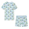 vidaXL Kids' Pyjamas with Short Sleeves Light Blue 128