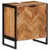 vidaXL Bathroom Cabinet 55x35x60 cm Solid Wood Acacia and Iron