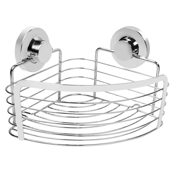 CORNAT Bathroom Hook Shelf 3in1 single Chrome