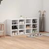 vidaXL Shoe Cabinet with Shelf White 103 x 30 x 51 cm Engineered Wood