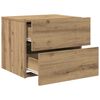 vidaXL Bedside Cabinet Artisan Oak 50 x 39 x 41 cm Engineered Wood