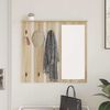 vidaXL Wall-Mounted Coat Rack with Shelf Sonoma oak 84 x 10 x 80 cm