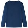Kids' T-shirt with Long Sleeves Navy Blue 116