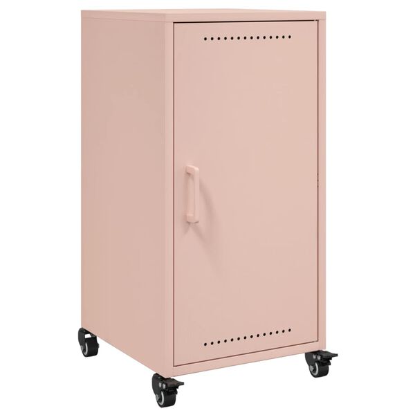 vidaXL Sideboard Pink 36x39x72 cm Steel