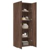 vidaXL Highboard Brown Oak 70x42.5x185 cm Engineered Wood