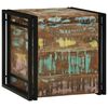 vidaXL Storage Box Brown and Black 50 x 50 x 50 cm Solid Reclaim Wood