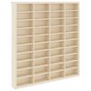 Wall Display Case with Shelf Beige 40 x 4.5 x 43 cm Engineered Wood
