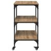 vidaXL Kitchen Trolley Artisan Oak 60 x 41 x 76 cm Engineered Wood