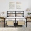 vidaXL Bed Frame without Mattress Sonoma Oak 137x190 cm Engineered Wood
