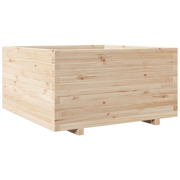 vidaXL Garden Planter 90x90x49.5 cm Solid Wood Pine