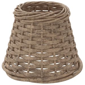 vidaXL Lamp Shade Brown Ø15x12 cm Wicker