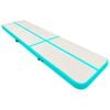 vidaXL Inflatable Gymnastics Mat with Pump 600x100x20 cm PVC Green