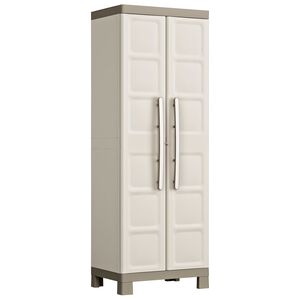 Keter Storage Cabinet with Shelves Excellence Beige and Taupe 182 cm