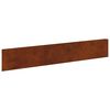 vidaXL Lawn Edging 20 pcs 100 x 18 cm Steel Rusty