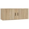 vidaXL Wall-mounted TV Cabinets 2 pcs Sonoma Oak 100x34.5x40 cm