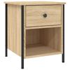 vidaXL Bedside Cabinets 2 pcs Sonoma Oak 40x42x50 cm Engineered Wood