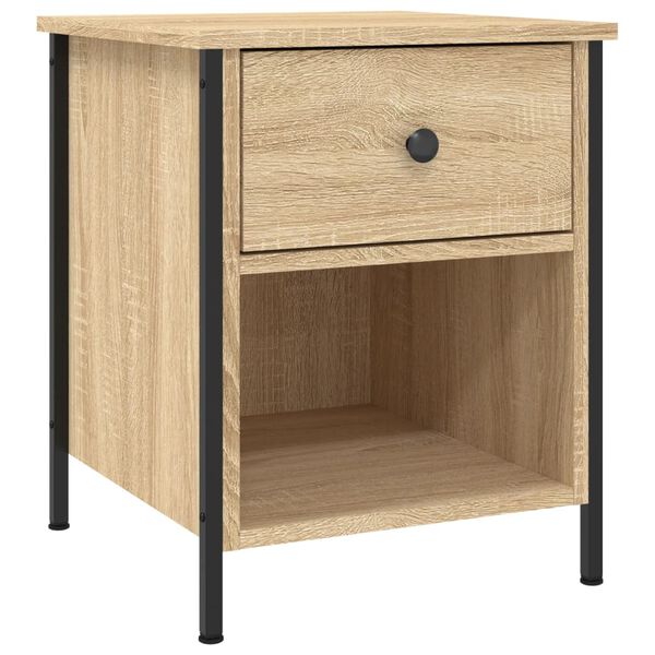 vidaXL Bedside Cabinets 2 pcs Sonoma Oak 40x42x50 cm Engineered Wood