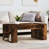 vidaXL Coffee Table Smoked Oak 102x55x42 cm Engineered Wood