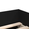 vidaXL Bed Frame without Mattress Black 75x190 cm Small Single Small Single