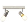 vidaXL Ceiling Spotlight Nickel 26 x 6.5 x 11.5 cm Metal