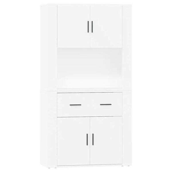 vidaXL Highboard White Engineered Wood