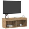 vidaXL TV Cabinet Set Artisan oak 80 x 30 x 30 cm Engineered Wood