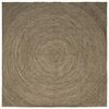 vidaXL Area Rugs Natural and Black 240 x 240 cm Jute