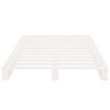 vidaXL Pallet Bed without Mattress White 90x200 cm Solid Wood