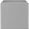 vidaXL Planters 2 pcs Silver 49x47x46 cm Galvanised Steel