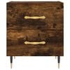 vidaXL Bedside Cabinets 2 pcs Smoked Oak 40x35x47.5 cm Engineered Wood