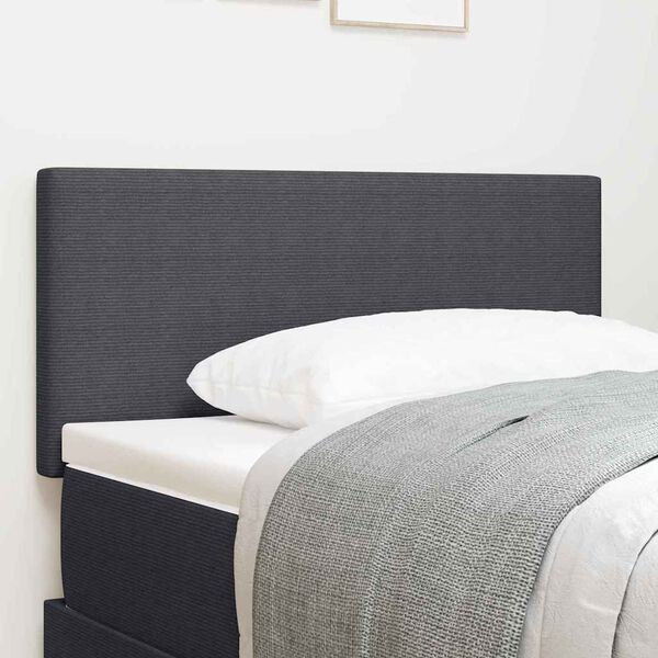 vidaXL Headboard with Headboard Dark Grey 80 cm Faux Leather