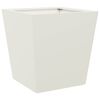 vidaXL Garden Planter White 40x40x40 cm Steel