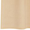 vidaXL Voile Curtains with Loops 2 pcs Sand 140x140 cm