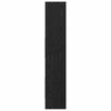 vidaXL Book Cabinet Black Oak 60 x 35 x 180 cm Engineered Wood